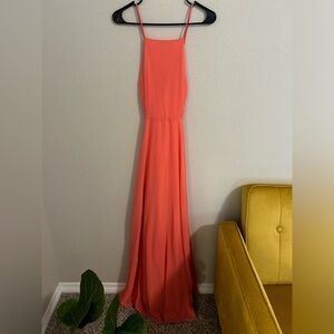 Lulus  coral gown S